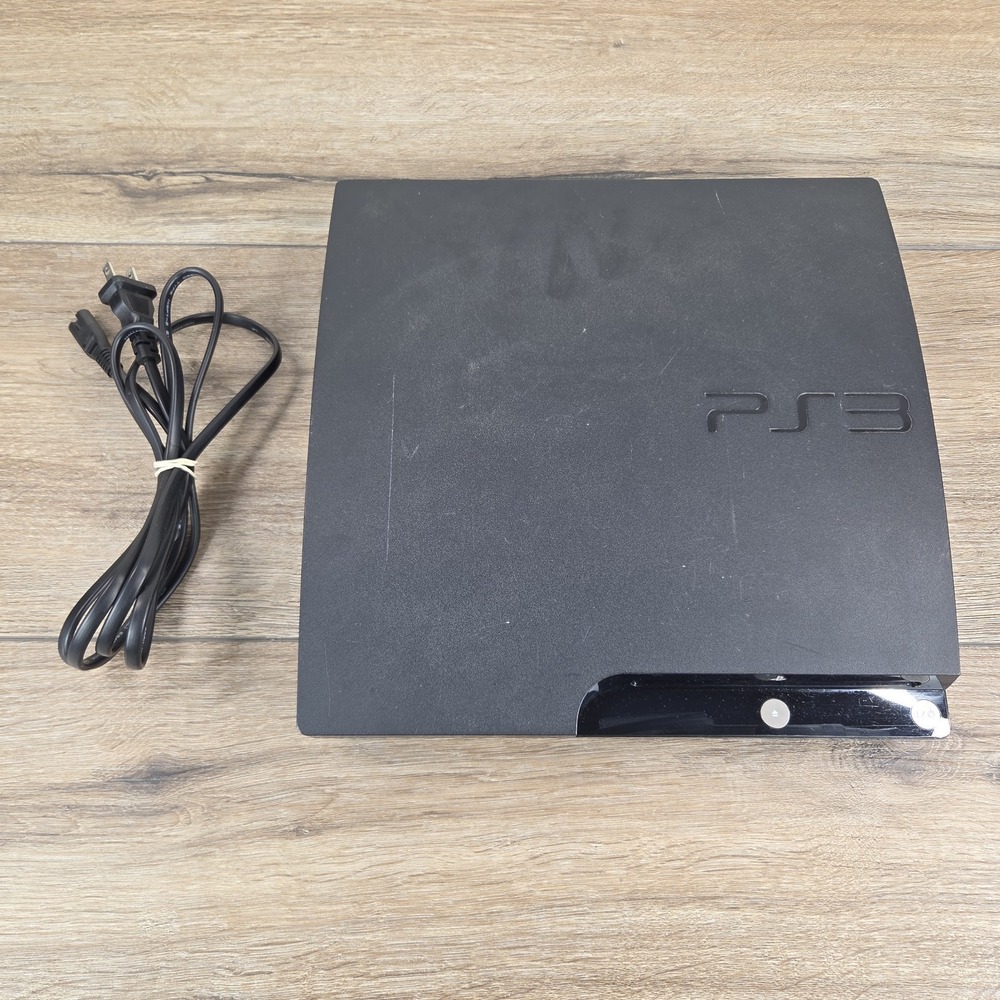 Sony PlayStation 3 Slim PS3 120GB Black Console Gaming System Only CECH-2101A